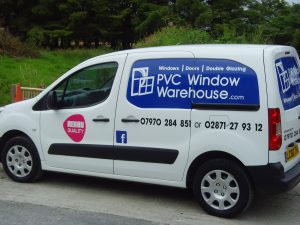 pvc window warehouse brand identity