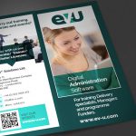 ev-u brochure design